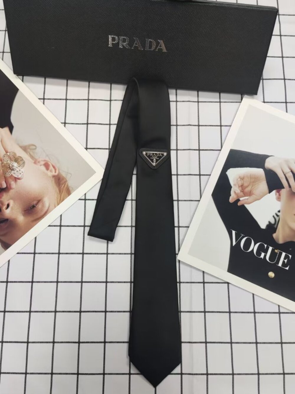 🎊Brand new,Prada Re-Nylon Black Tie